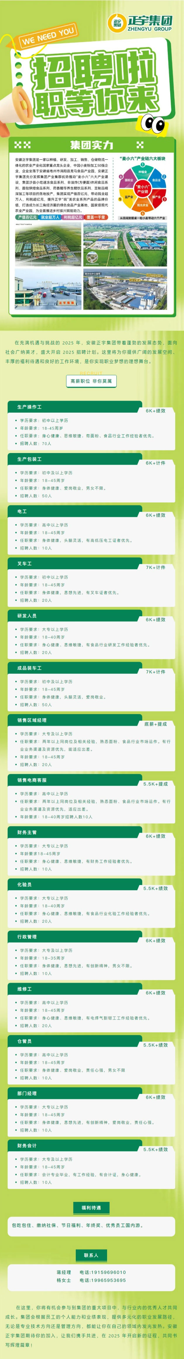 職等你來(lái)丨安徽正宇集團(tuán)20...